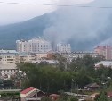 Пожар произошел в районе гимназии №3 в Южно-Сахалинске