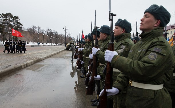 Сахалинские пограничники приняли Эстафету Победы от камчатских коллег