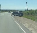 Экстренные службы съехались к месту ДТП в Долинском районе - предварительно, погиб человек