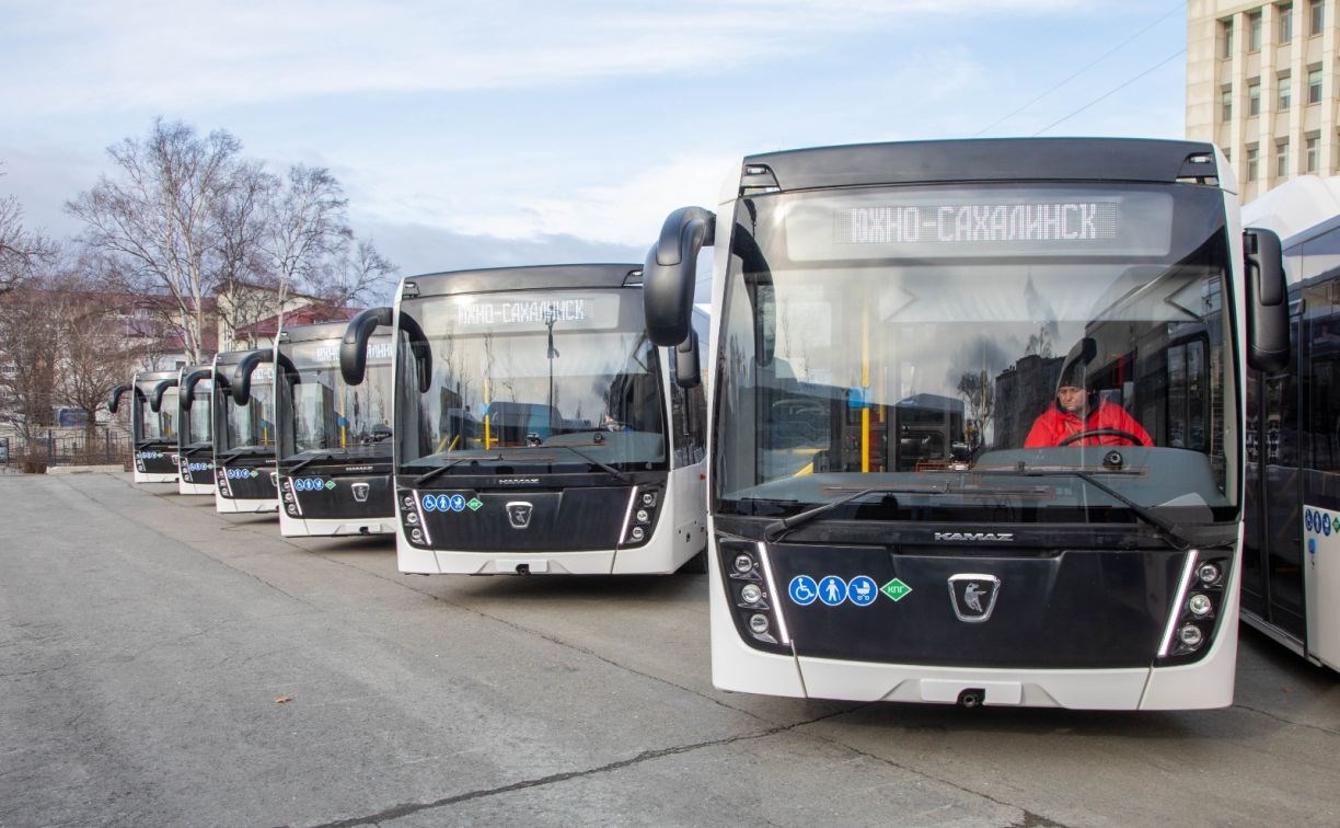 Южно-Сахалинск получил ещё 25 современных пассажирских автобусов