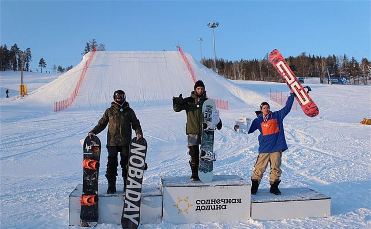 Сноубордисты Сахалина завоевали четыре медали этапа Кубка России