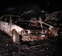 В Шахтёрске полыхал автомобиль 