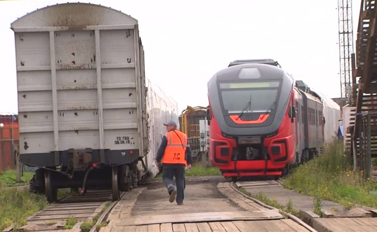 Три скоростных поезда будут курсировать по югу Сахалина