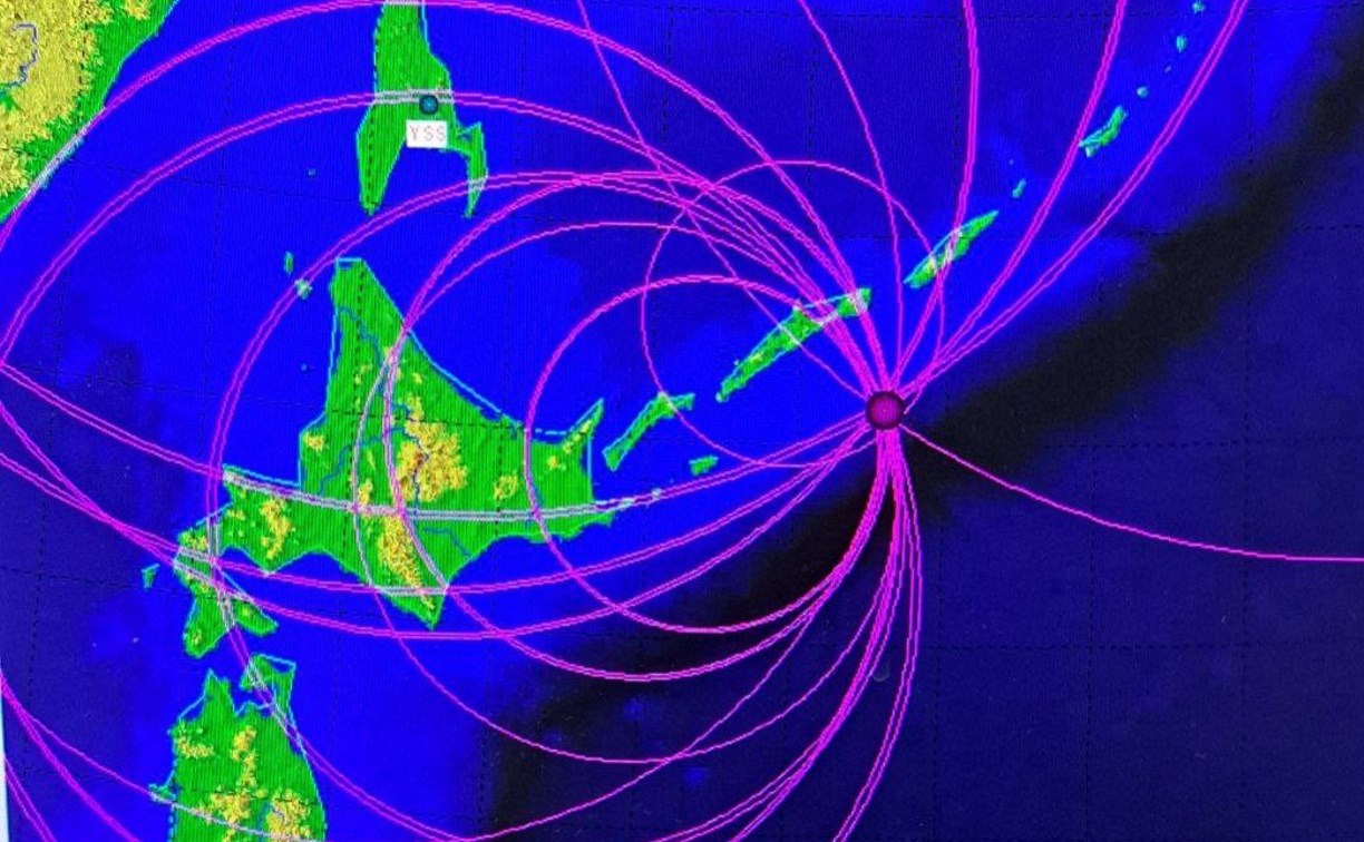 У побережья Итурупа произошло землетрясение магнитудой 5.1