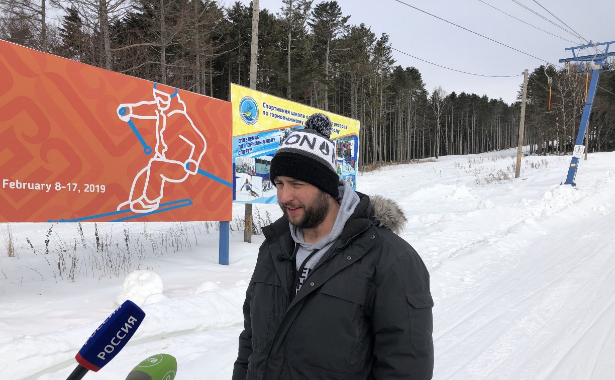 Новую трассу для сноубордистов почти достроили на горе Парковой