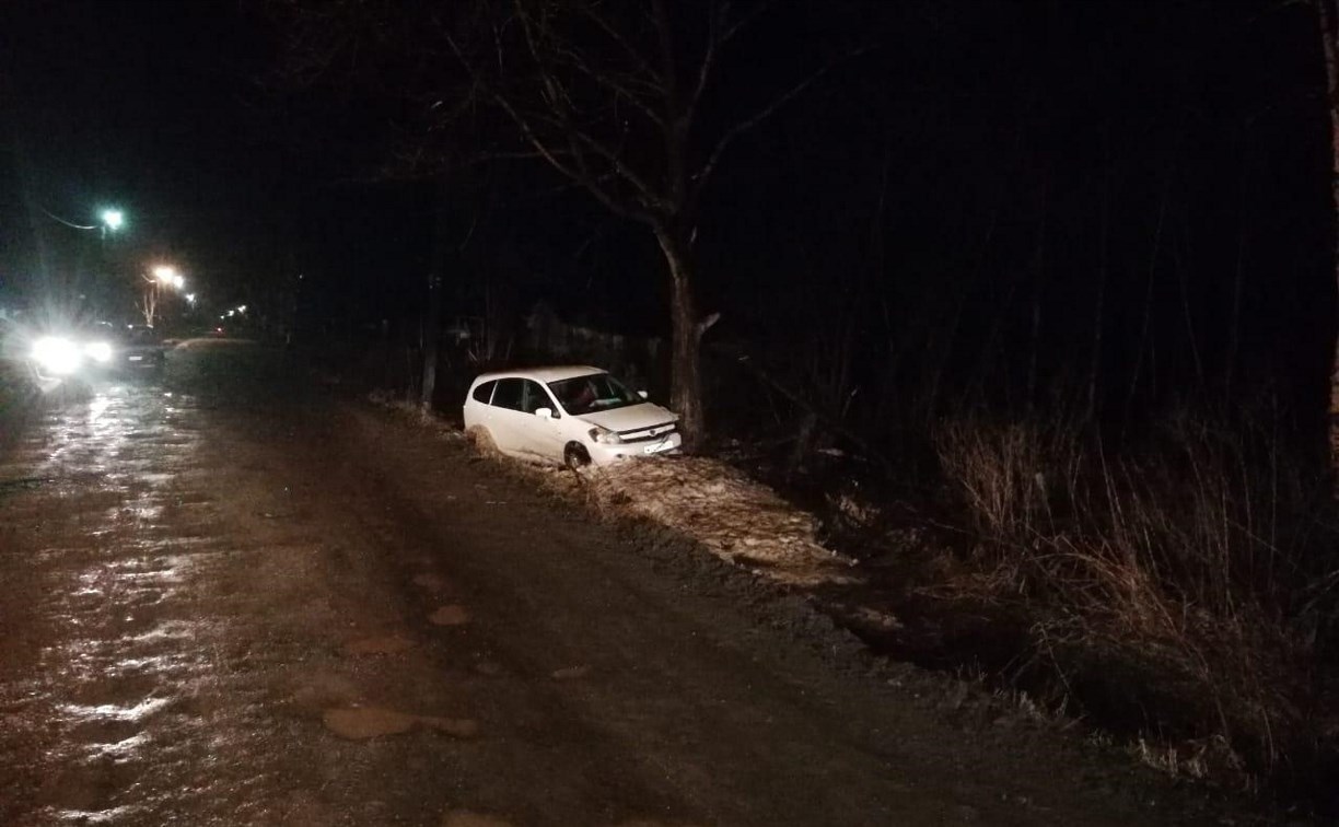 Несовершеннолетний водитель получил травмы при ДТП в Тымовском районе