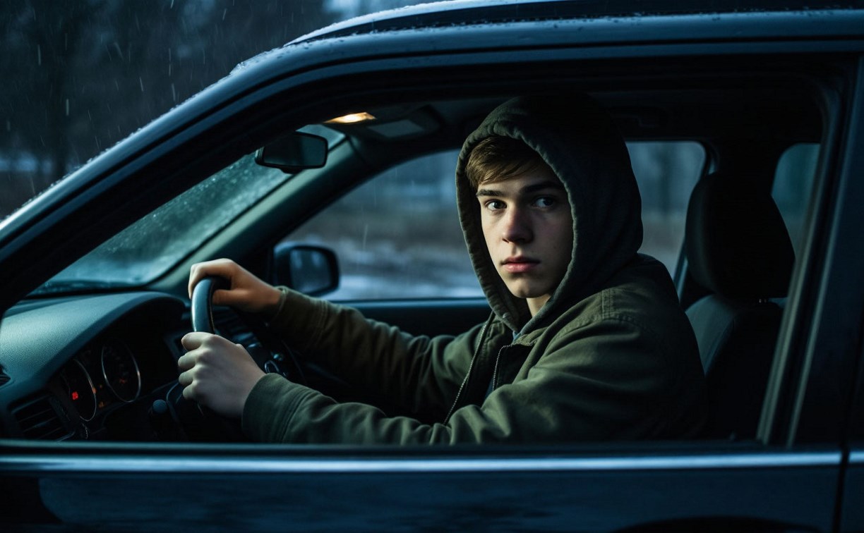 Подросток из Троицкого угнал машину из автомастерской и попытался скрыться от ДПС