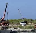 Специалисты завершили ликвидацию загрязнения у берегов Холмского района