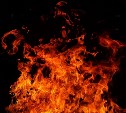 Баня сгорела в СНТ в Южно-Сахалинске