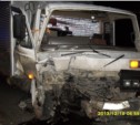 На Сахалине при столкновении двух грузовиков пострадал человек (ФОТО)