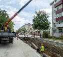 Мэр Южно-Сахалинска проинспектировал ремонт Чеховского коллектора