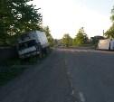 Мужчина пострадал при столкновении двух грузовиков в селе Онор