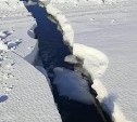 В заливе Мордвинова оторвало льдину