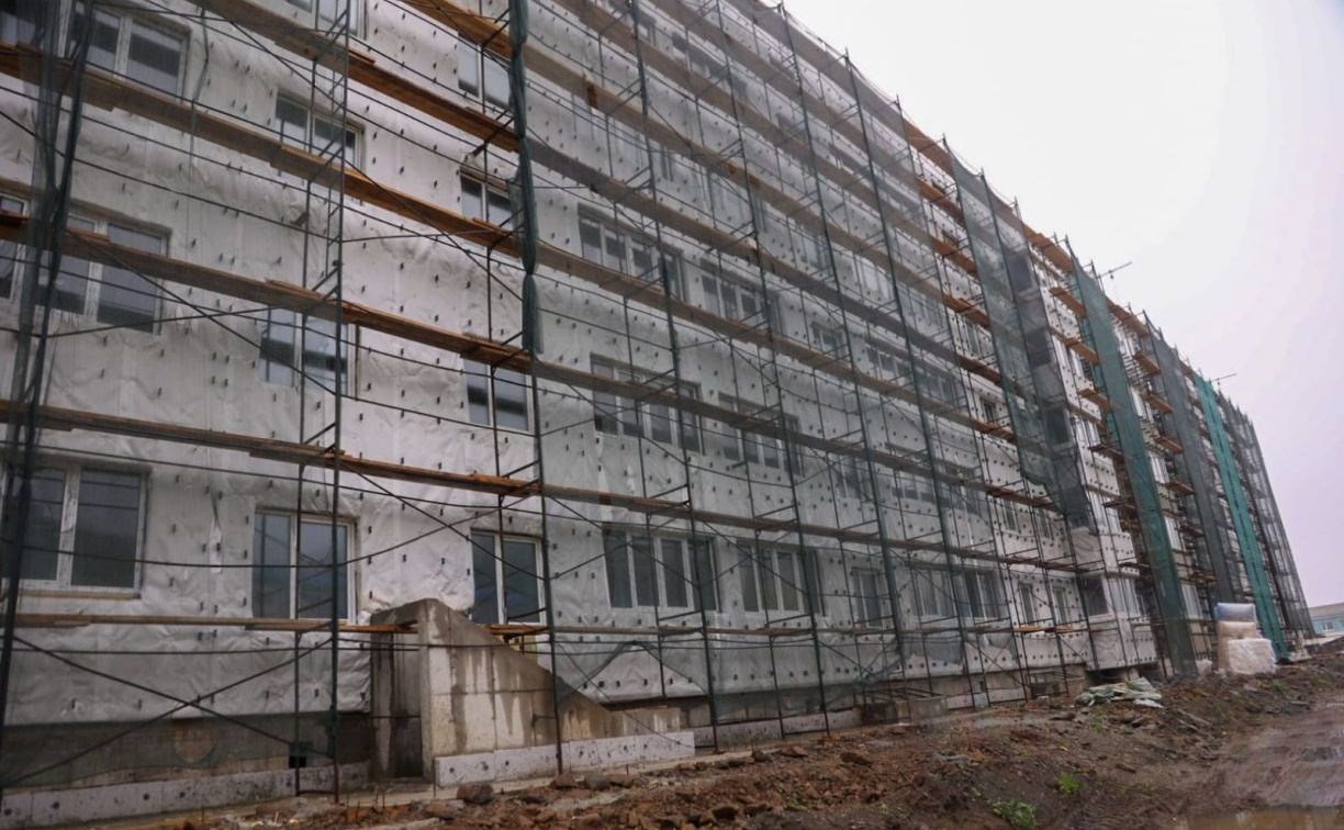 Новостройку на 92 квартиры сдадут в Невельске в этом году