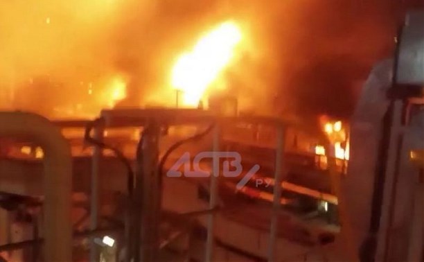 На Сахалине загорелась ГРЭС-2
