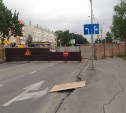 В Южно-Сахалинске до 28 августа закрыли участок  улицы Комсомольской