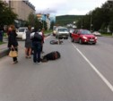 Мотоциклист-"циркач" спровоцировал ДТП в Южно-Сахалинске ФОТО, ВИДЕО (+ дополнение)