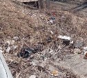 Два самосвала мусора вывезли со склона, который портил пейзаж по дороге на Пригородное