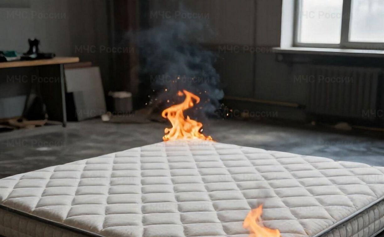 Пожар вспыхнул в многоэтажном доме в Южно-Сахалинске