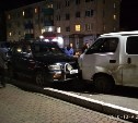 ДТП с участием трех машин произошло в Холмске