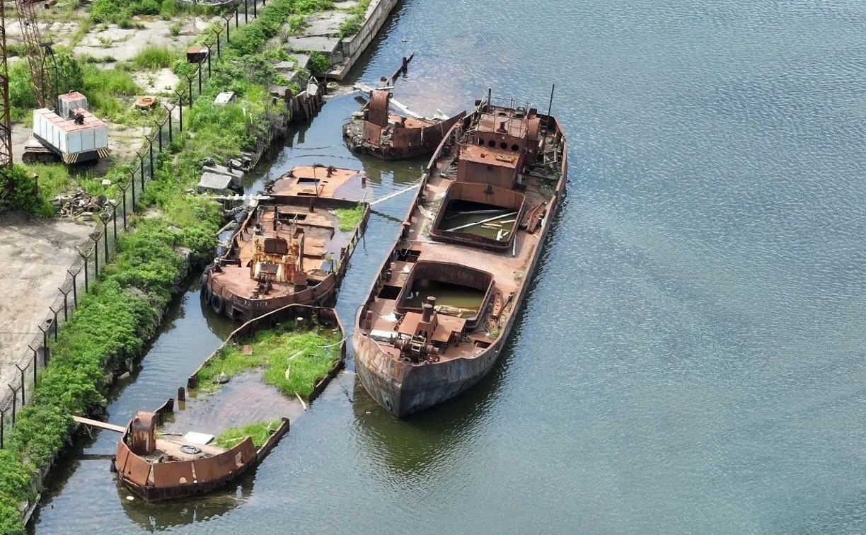 Девять затонувших судов планируют удалить из акватории Красногорска в 2026 году