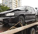 "Хотели проскочить": ДТП с тремя авто произошло на перекрестке в Южно-Сахалинске 