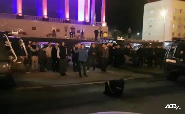 Сахалинские джиперы померялись силами в перетягивании каната