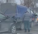Четыре автомобиля угодили в ДТП в Южно-Сахалинске 