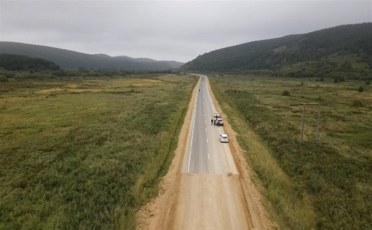 Сахалинские дорожники сдали 7,5 километра асфальта от Арсентьевки до Ильинского