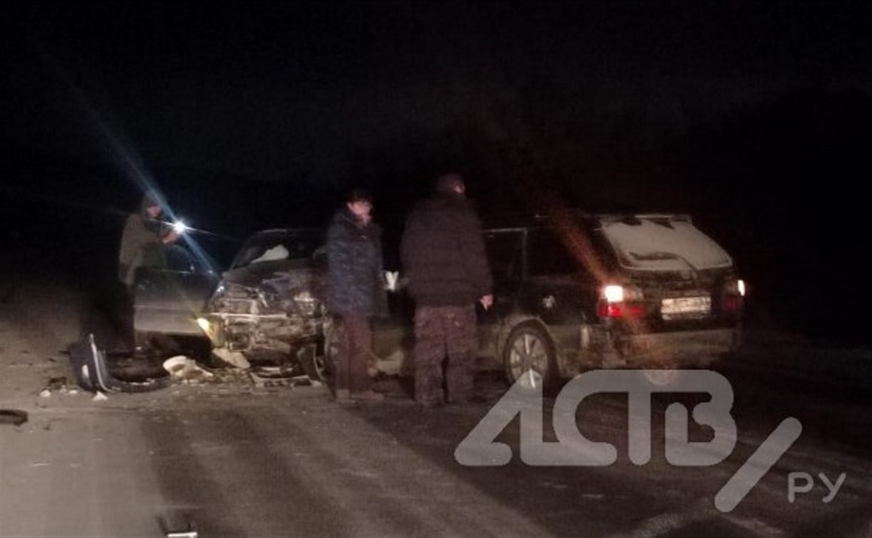 Уснул за рулём: лобовое ДТП произошло в Анивском районе