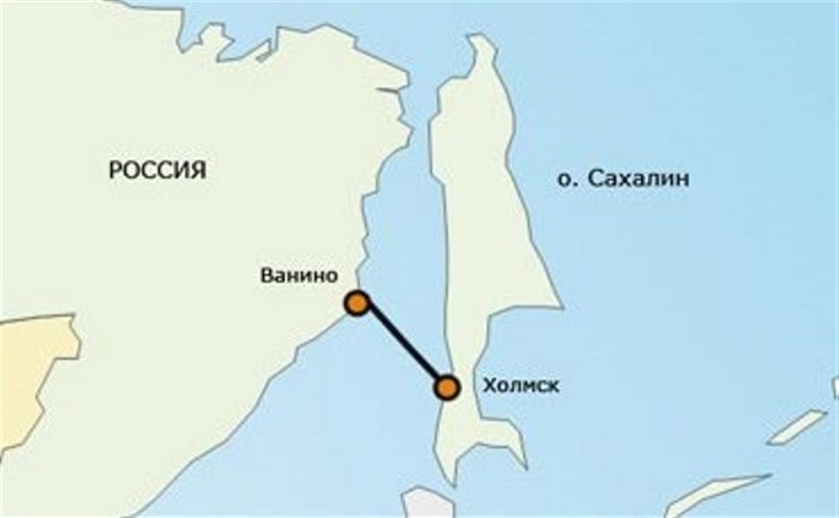 Паромную переправу Сахалин - материк закроют на три дня