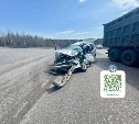 Большегруз смял легковушку в Углегорском районе - пострадала женщина