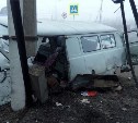 УАЗ и автомобиль такси столкнулись в Поронайске