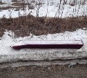 Крышку гроба обнаружил сахалинец у дороги в Макаровском районе