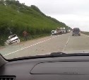 Toyota Lite Ace и Renault Duster столкнулись недалеко от Макарова