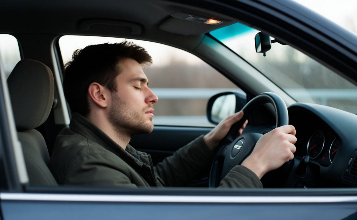 На Сахалине пьяный угонщик уснул в похищенном внедорожнике