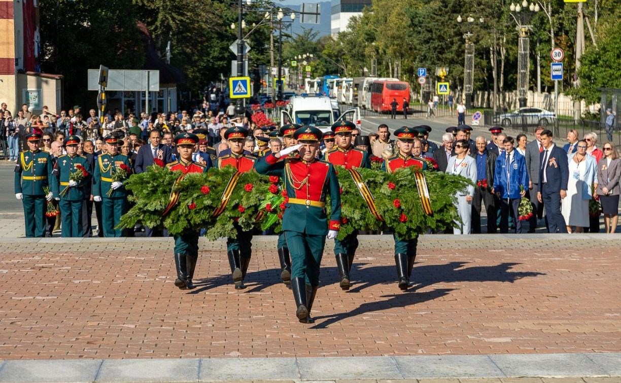 В Южно-Сахалинске отпраздновали День Победы над милитаристской Японией