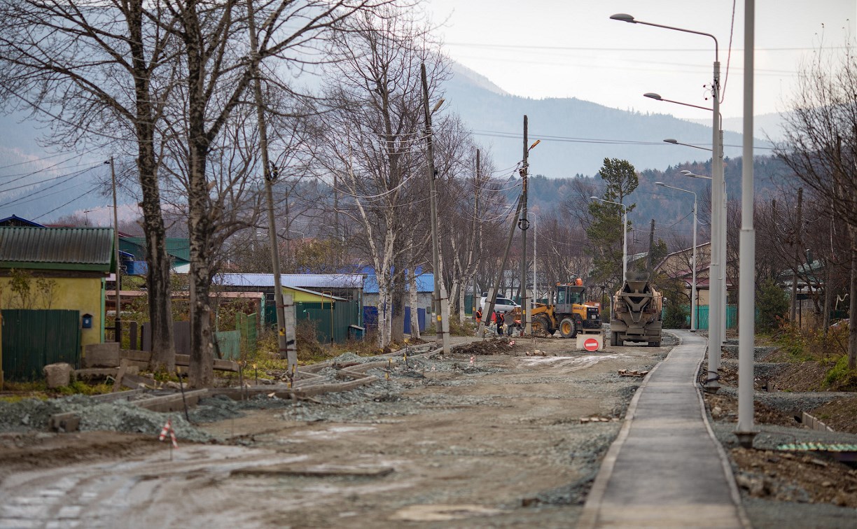 Ремонт улицы Зелёной в Березняках завершат в следующем сезоне
