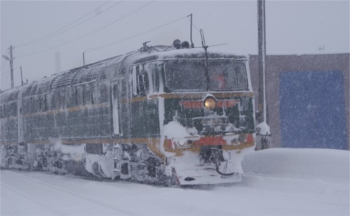 На Сахалине отменены некоторые пригородные поезда