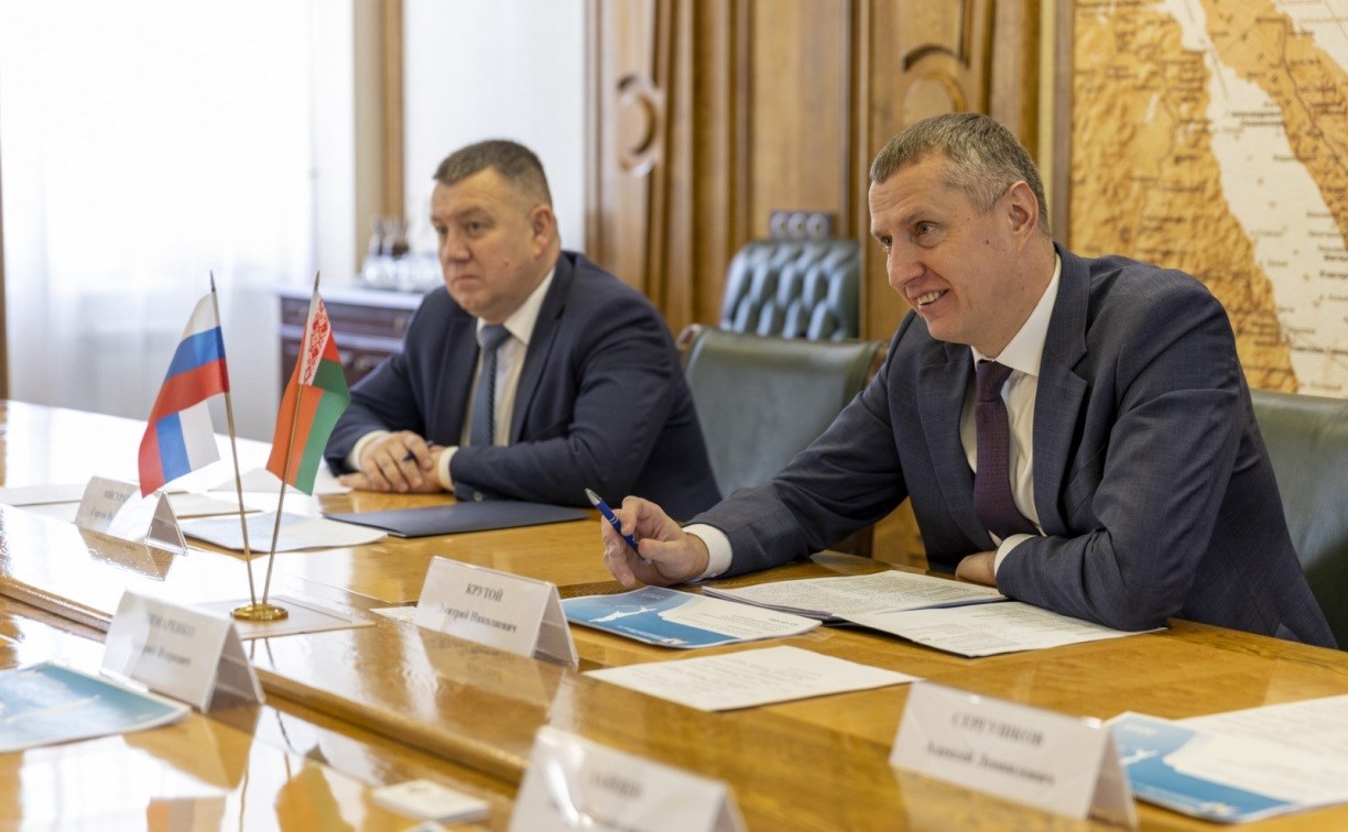 Сахалинская область намерена увеличить товарооборот с Республикой Беларусь