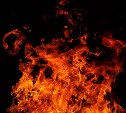 В Корсакове пожар разошелся по площади 5 га из-за сухой растительности
