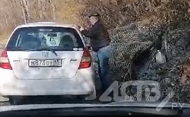 "Для своего авто я выбираю лучшее": сахалинец помыл свою "ласточку" в питьевом роднике