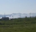 Южно-Сахалинск окутало дымом от пожара в районе Дальнего