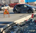 Последствия серьёзного ДТП на Мира-Крайней в Южно-Сахалинске показали на фото