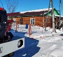 В Смирныховском районе пожарные спасли от огня двухквартирный дом