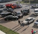 Серьёзная авария с несколькими авто произошла в Южно-Сахалинске