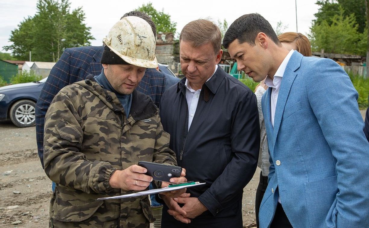 Мэр Сергей Надсадин проверил ход инженерных работ в рамках определения зон подтоплений
