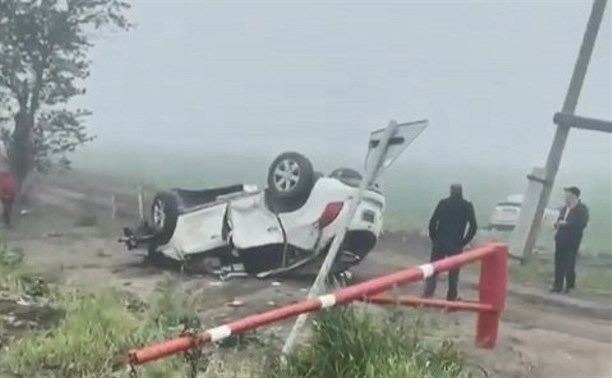 При столкновении двух автомобилей в Южно-Сахалинске пострадали люди
