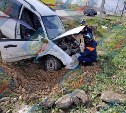 В ДТП на Холмском шоссе пострадала пассажир Suzuki Jimny