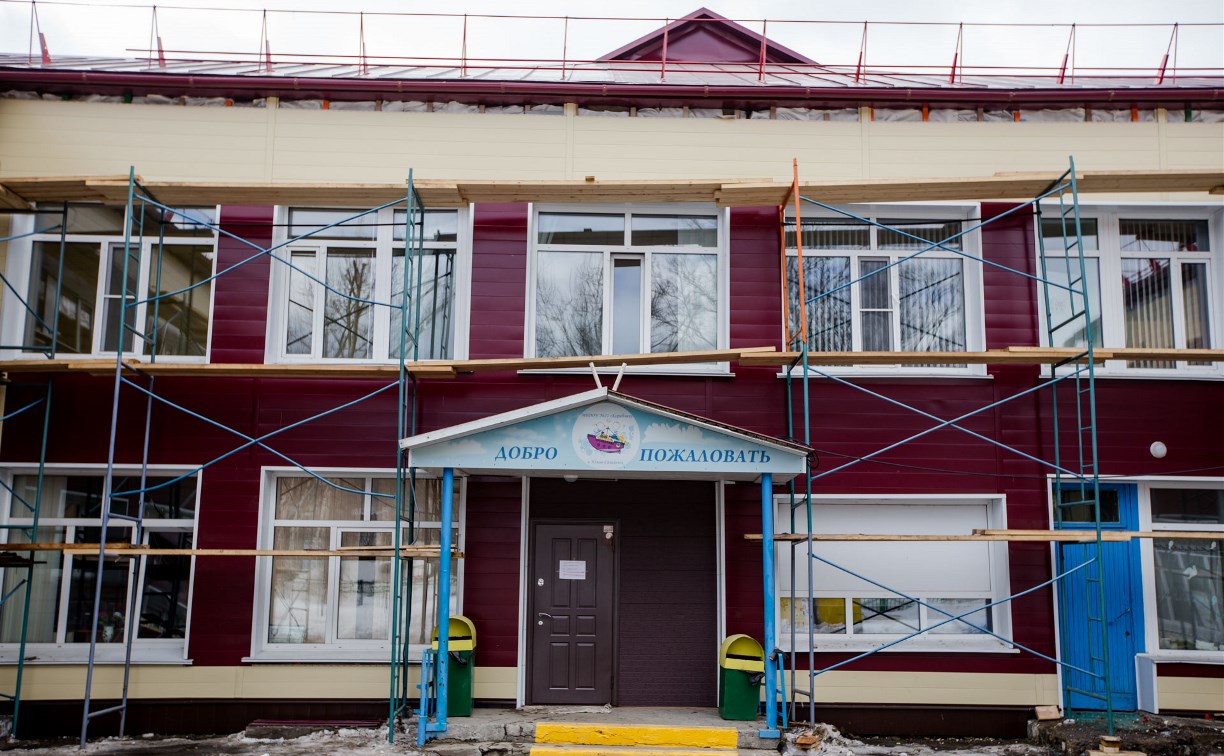 При ремонте детского сада «Кораблик» в Южно-Сахалинске использовали горючие материалы